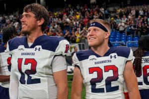 Hawaii's Jordan Ta'amu has led the D.C. Defenders to XFL championship game  with 37-21 North Division title game win over Seattle on Sunday…